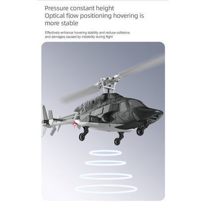 A61 1/52 Scale Air-wolf 2.4G 4CH Single Rotor Flybarless Mini RC Helicopter Model