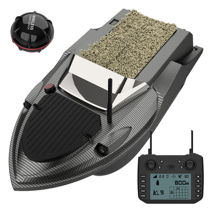 V080 12V High-Speed RC Bait Boat +12V 20000mAh Lithium Battery