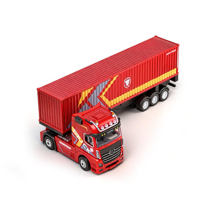1/64 Scale 2.4GHz 4WD RC Container Truck Model