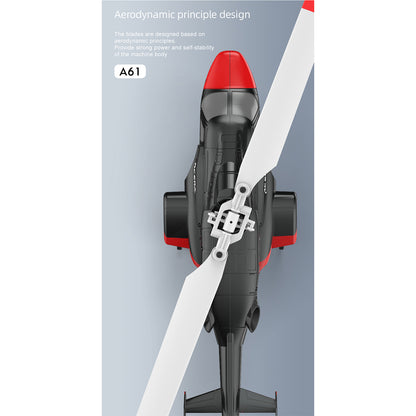 A61 1/52 Scale Air-wolf 2.4G 4CH Single Rotor Flybarless Mini RC Helicopter Model