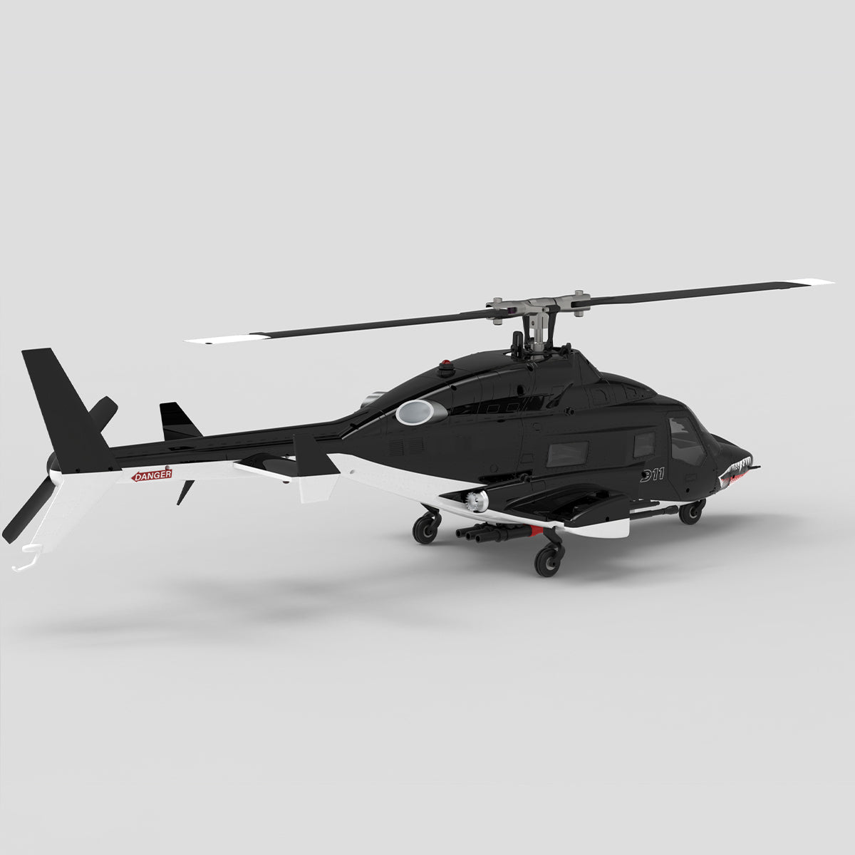 A61 1/52 Scale Air-wolf 2.4G 4CH Single Rotor Flybarless Mini RC Helicopter Model