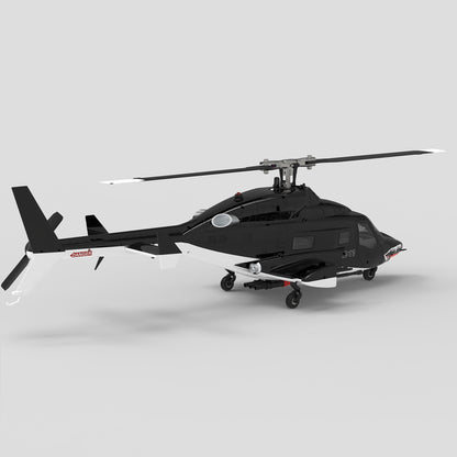A61 1/52 Scale Air-wolf 2.4G 4CH Single Rotor Flybarless Mini RC Helicopter Model
