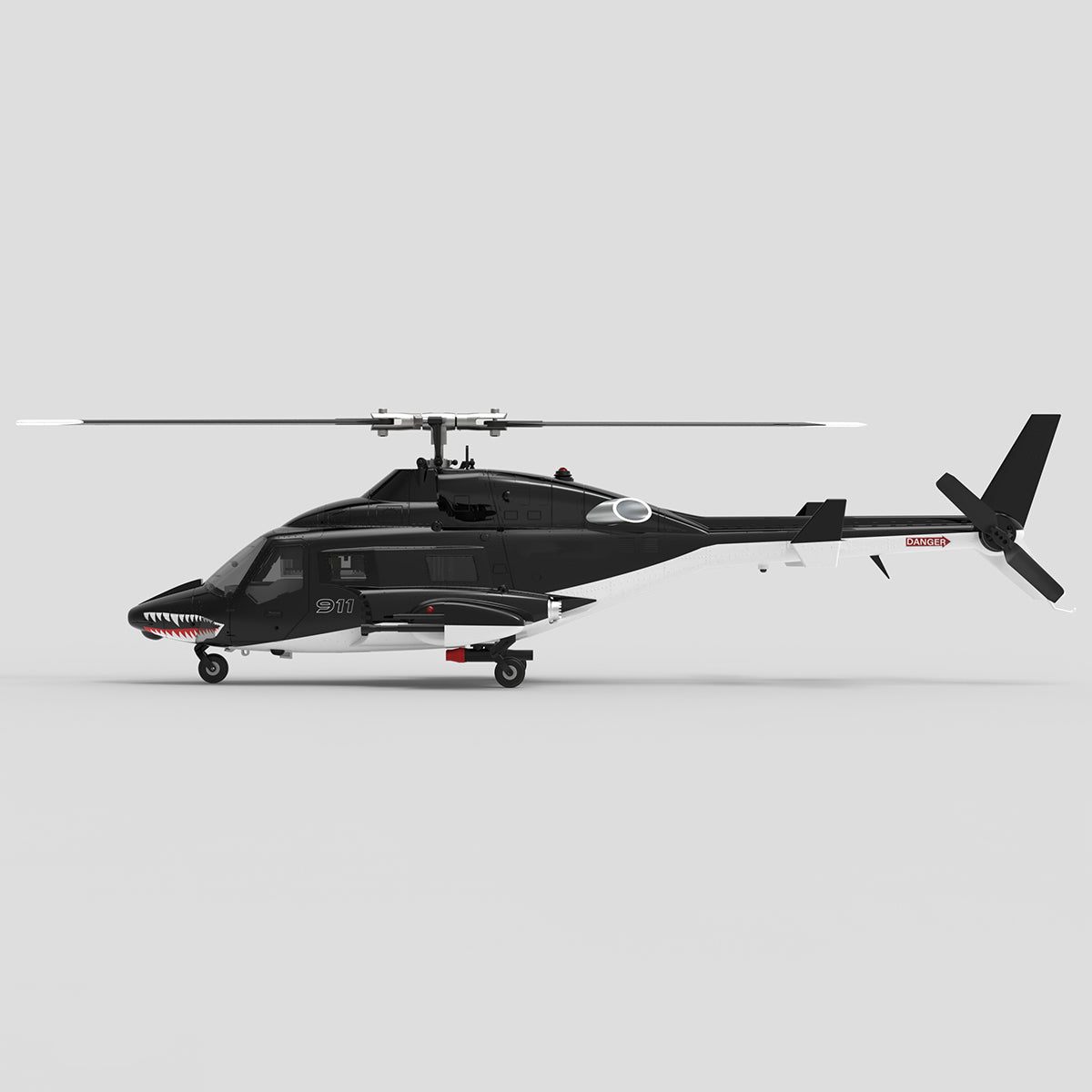 A61 1/52 Scale Air-wolf 2.4G 4CH Single Rotor Flybarless Mini RC Helicopter Model