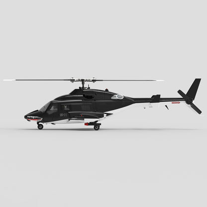 A61 1/52 Scale Air-wolf 2.4G 4CH Single Rotor Flybarless Mini RC Helicopter Model