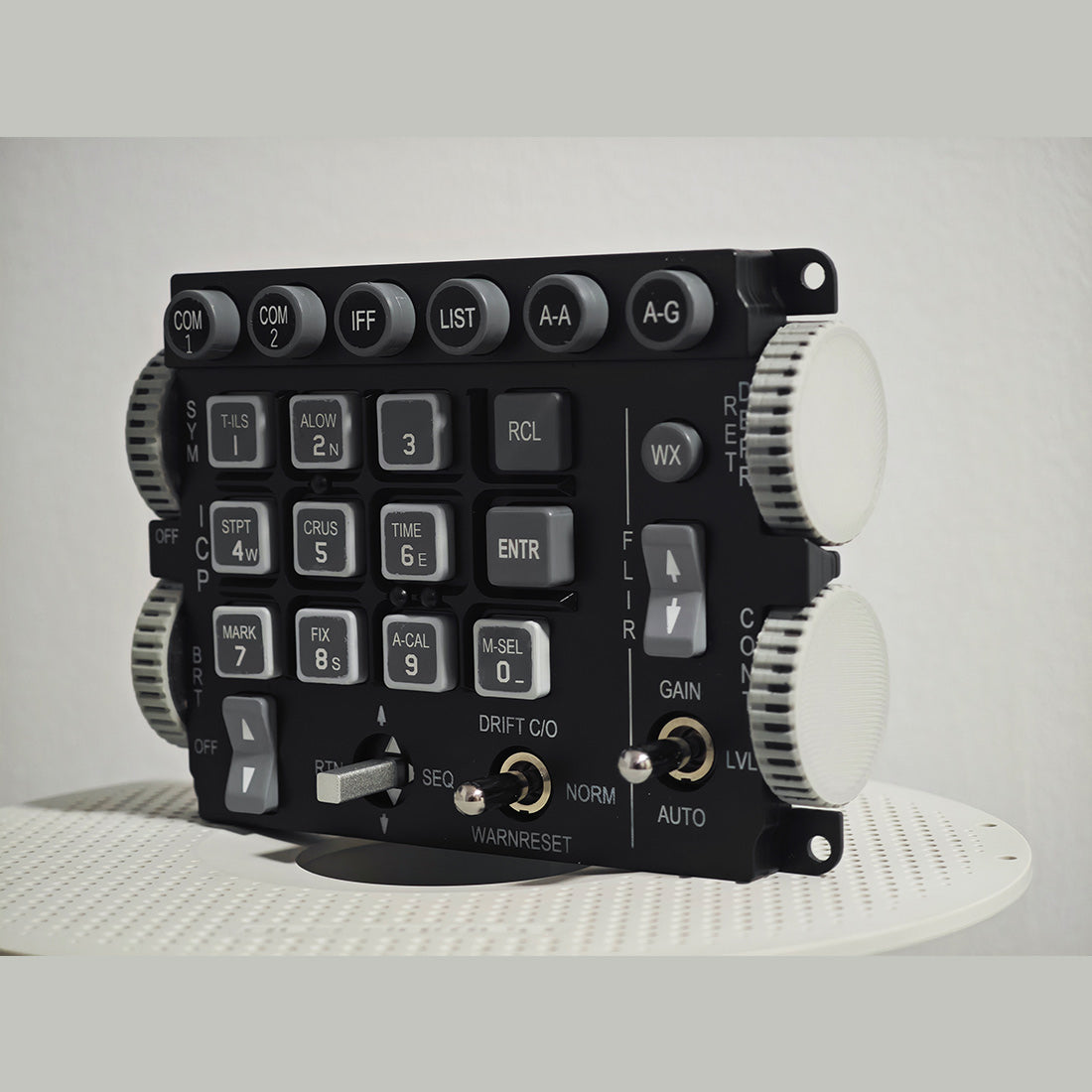 F-16C/D Blk50/52 UFC/ICP Control Panel, In-Game Binding Support, Compatible with DCS, MSFS, X-Plane