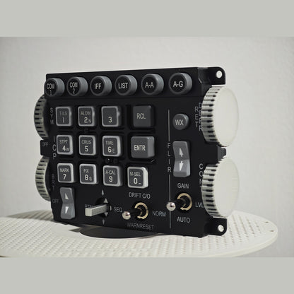F-16C/D Blk50/52 UFC/ICP Control Panel, In-Game Binding Support, Compatible with DCS, MSFS, X-Plane