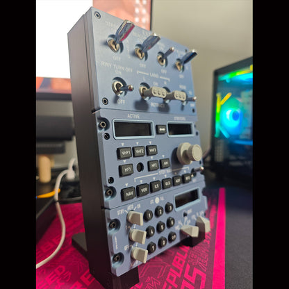 D109 All-in-One A32X Home Cockpit Panel - Integrated RMP+Lighting+ATC for Windows MSFS2020/2024, X-Plane 12 (Fenix, FBW, Toliss)