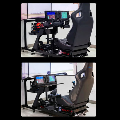 1/1 Scale G-G1000 Integrated Avionics 3-Piece Panel Set (PFD+MFD+GMA) with Mounting Brackets - Compatible with Major Flight Simulators