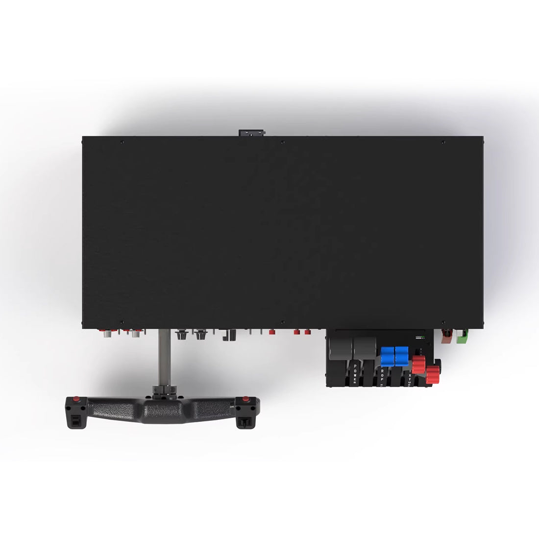 Desktop Flight Sim Control Panel with Integrated Display for Windows, Compatible with X-Plane MSFS, D40/D42/172 Aircraft Models (PC Not Included/Metal Housing)
