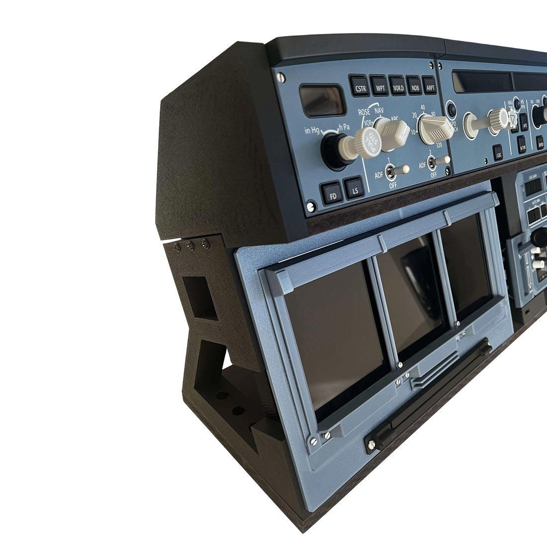 A320 A350 Desktop Flight Simulator Cockpit Display Stand with HD Screen