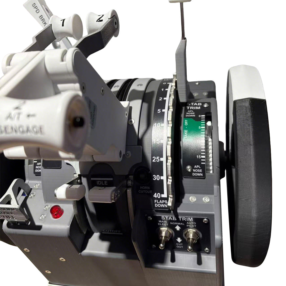 B737-800 Throttle-Quandrant for X-Plane 12, MSFS 2020/2024 - Compatible with Zibo737, PMDG737 (3D Printed Version)