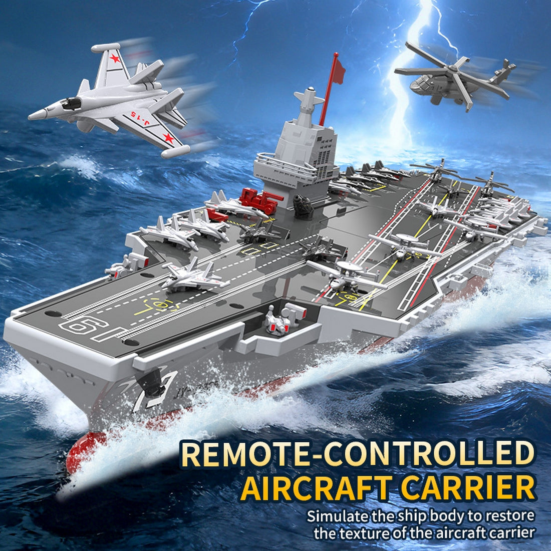 2.4G RC Aircraft Carrier Model