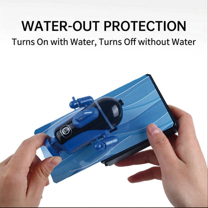 4-CH RC Mini Submarine, RC Diving Boat with Dual Propellers