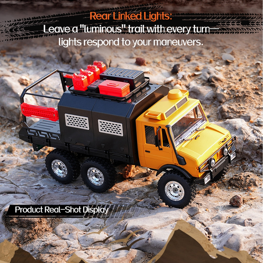 1/18 Scale 6WD All-Terrain RC Camping Truck