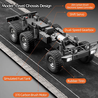 1/18 Scale 6WD All-Terrain RC Camping Truck
