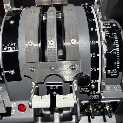 B737-800 Throttle-Quandrant for X-Plane 12, MSFS 2020/2024 - Compatible with Zibo737, PMDG737 (3D Printed Version)