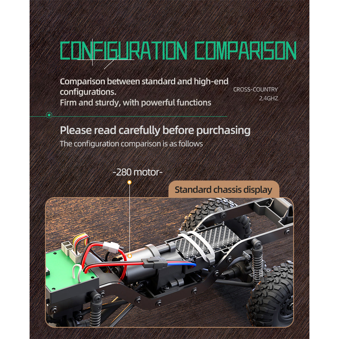 1/16 Scale Full-Proportional Pickup-Style RC Crawler