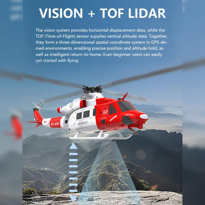 GOOSKY E2 UH-1Y 2.4G 6CH Dual Brushless Direct Drive RC Simulation Helicopter Model