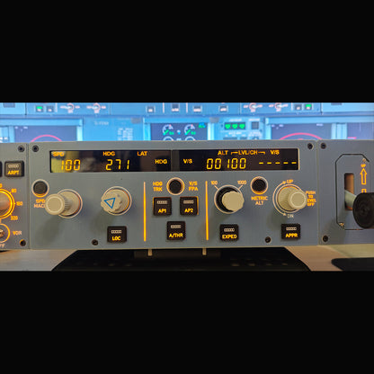 D108 All-in-One A32X Home Cockpit Panel - Integrated FCU+Left EFIS+ECAM/Gear/Auto-Brake Warnings for Windows MSFS2020/2024, X-Plane 12 (Fenix, FBW, Toliss)