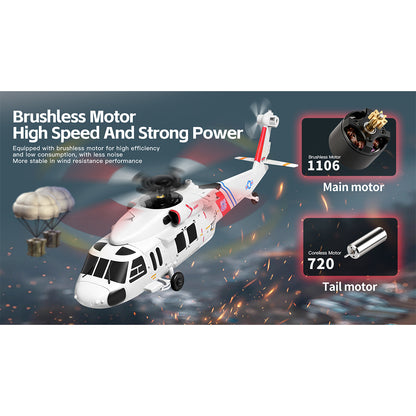WL K270 UH-60L 2.4G 4CH 170-Class 4-Rotor Flybarless Realistic Helicopter Model