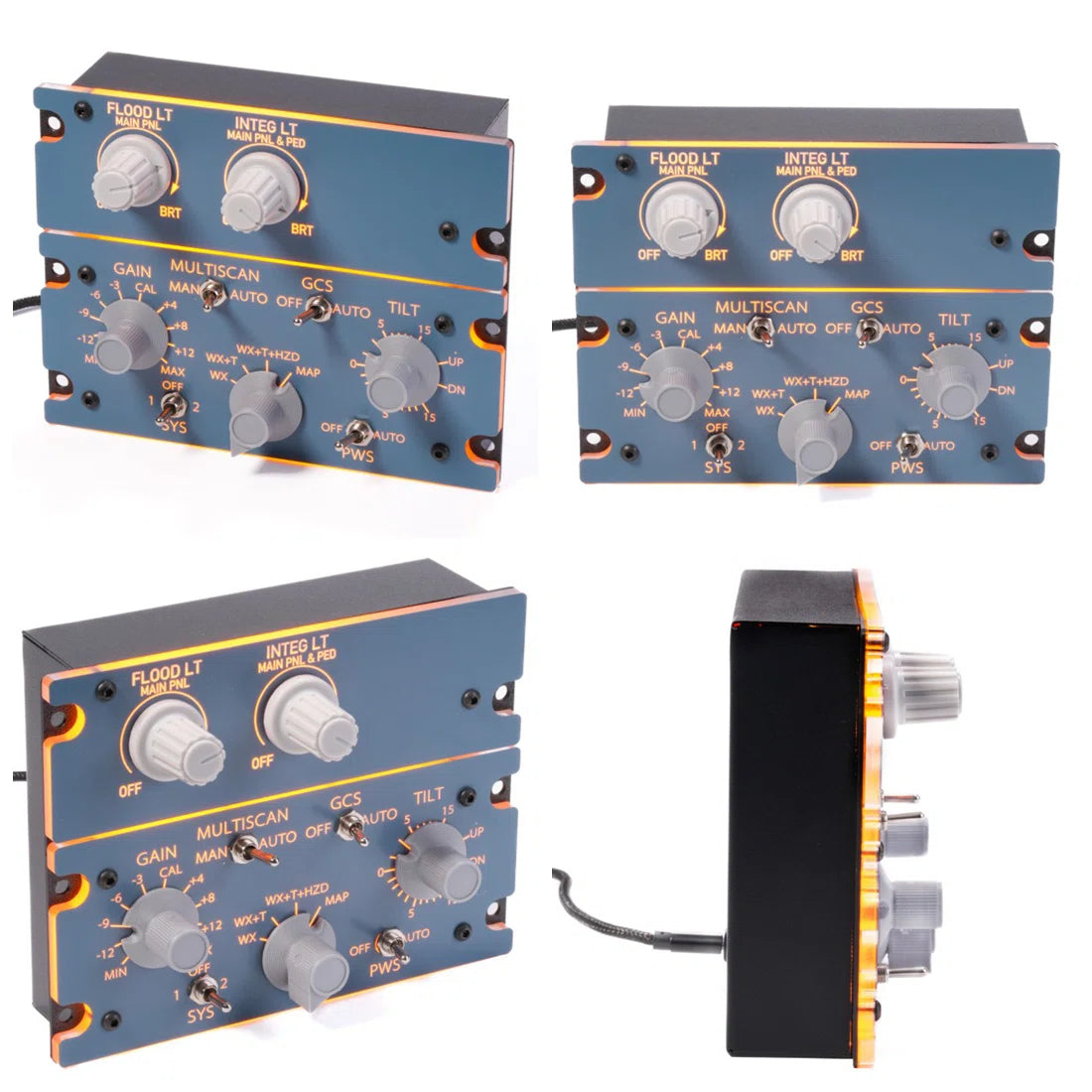 Rowsfire A112 1/1 Scale A32X/A33X/A35X CKPT-LT+WXR-Radar Integrated Panel for MSFS 2020/2024 & X-Plane - Compatible with FENIX, FBW, INibuild & Toliss - Windows Flight Sim Home Cockpit
