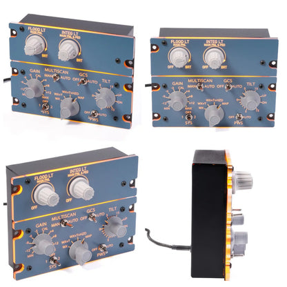 Rowsfire A112 1/1 Scale A32X/A33X/A35X CKPT-LT+WXR-Radar Integrated Panel for MSFS 2020/2024 & X-Plane - Compatible with FENIX, FBW, INibuild & Toliss - Windows Flight Sim Home Cockpit