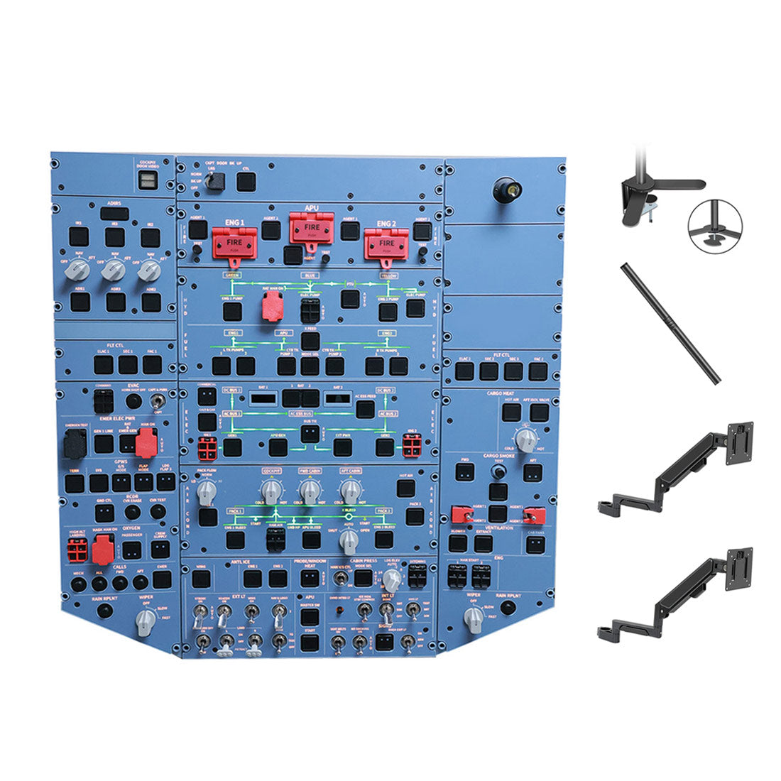 D111  A32X 1/1 Scale Light OVHD OVERHEAD Panel 75cm/105cm/150cm Stand Set