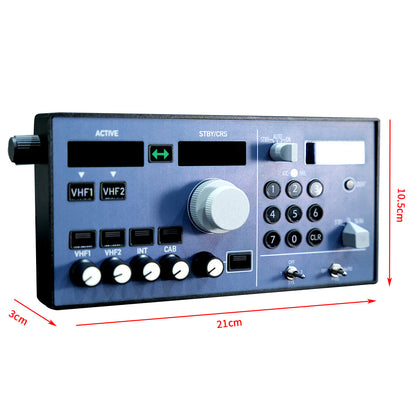 A105 v3.1 A32X Radio + ATC + Audio Panel – All-in-One | For MSFS & Home Cockpits