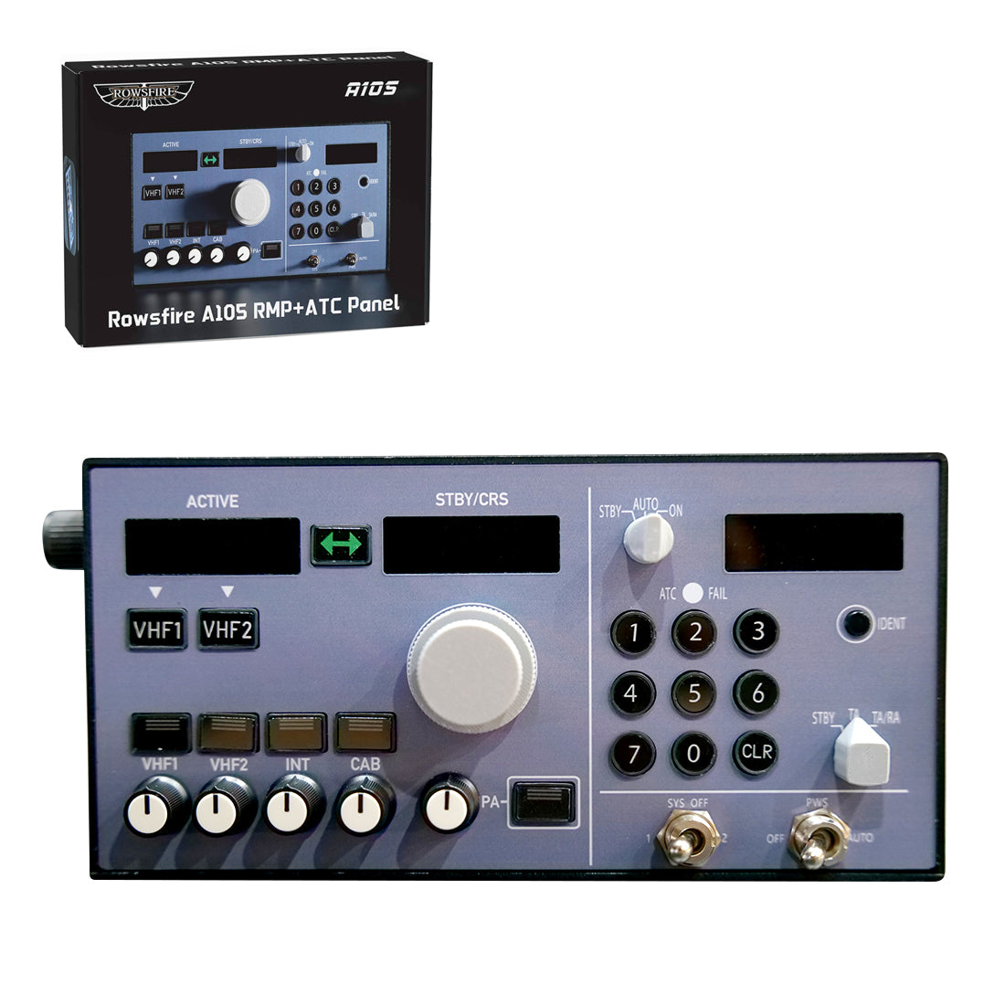 A105 v3.1 A32X Radio + ATC + Audio Panel – All-in-One | For MSFS & Home Cockpits
