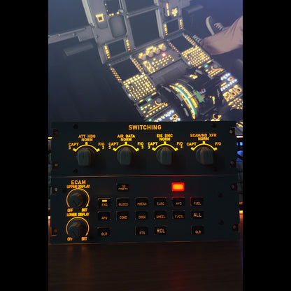 Rowsfire A109 V3.0 A32X/A350 Integrated Panel – ADIRS/EIS & Landing Gear Indicator for MSFS2020/2024