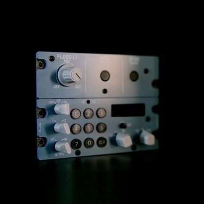 A113 1:1 Scale TACS+CKPT-LT+DFOR Integrated Panel – Aluminum Build, Backlit, Rail-Mount Ready for MSFS 2020/2024 & X-Plane – Compatible with Fenix, FBW, Inibuilds, Toliss