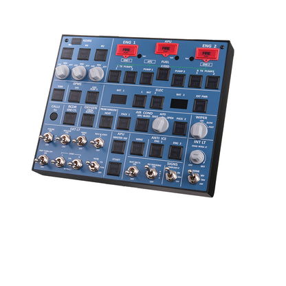 A107 v3.1 A32X Overhead Panel – Backlit, Metal, Tactile | For MSFS & Home Cockpits