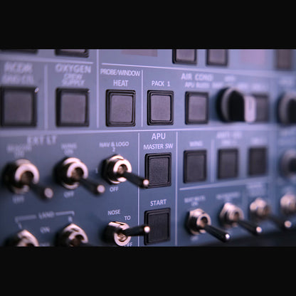 A107 v3.1 A32X Overhead Panel – Backlit, Metal, Tactile | For MSFS & Home Cockpits